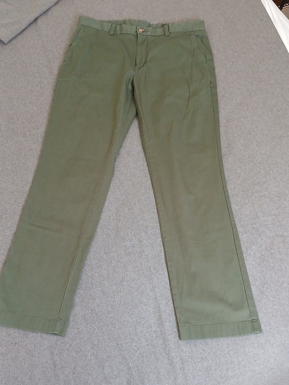 Vineyard Vines Olive Green Straight Chinos 34x32